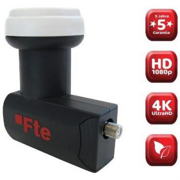 'FTE de máxima 0400301 excellento High Quality Single LNB Recepción dispositivo con filtro LTE Negro