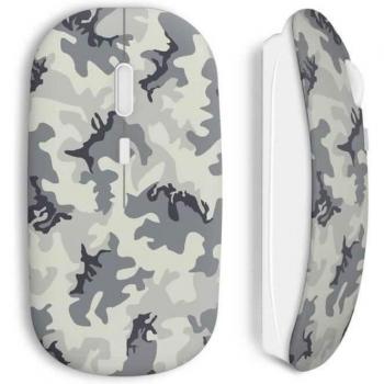 Ratón Inalámbrico Militar Gris