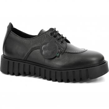 Kickers Famous Women's Leather Platform Derby Shoes