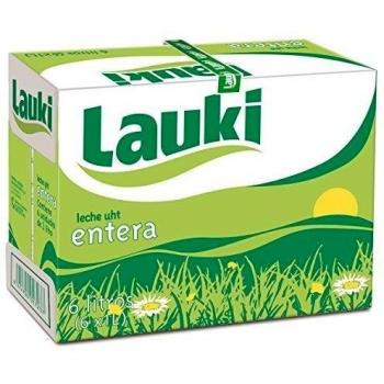 LAUKI Leche UHT Entera slim 6x1 lt.