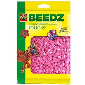 SES Beadz Cuentas de Planchar Rosa - 1000 Piezas