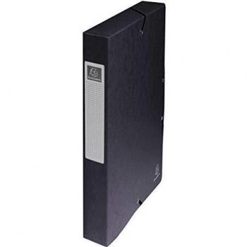 Exacompta 50401E - Carpeta de proyecto con goma, color negro