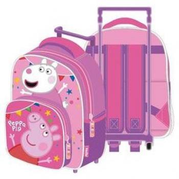 Maleta con ruedas Peppa Pig 24x36x12 Cm
