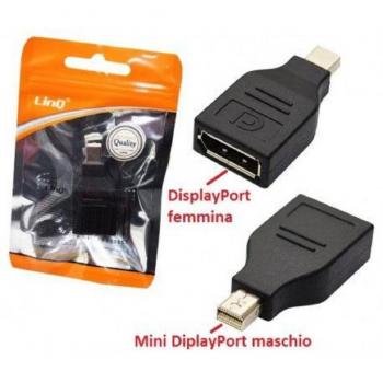 Convertidor DisplayPort Femenino a Mini DisplayPort Masculino DP-2212