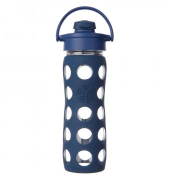 Botella cristal 450 ml, Azul