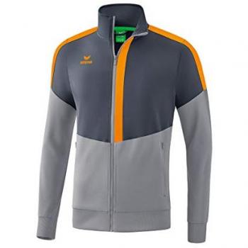 Erima Worker Squad Jacket - Children's Jacket, Slate Grey / Monument Grey / New Orange, Size 152 cm, Male