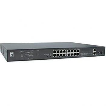 LevelOne FGP-2031 Unmanaged Fast Ethernet PoE Rackmount Switch 1U