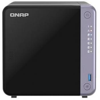 QNAP TS-432X-4G 4-Bay 3.5-Inch Desktop NAS with 1 x 4TB Storage, Black