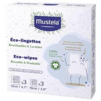 Mustela Eco-Toallitas Reutilizables y Lavables 6uds