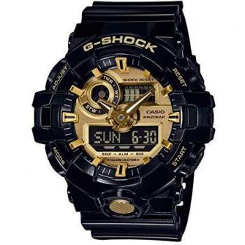 Casio Reloj Analógico-Digital para Hombre de Cuarzo con Correa en Resina GA-710GB-1AER