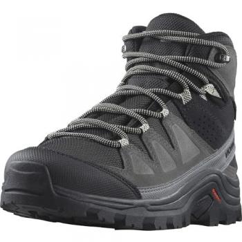 Botas de trekking Salomon Quest Rove Gore-Tex para mujer, color negro/gris, impermeables, talla 39 1/3