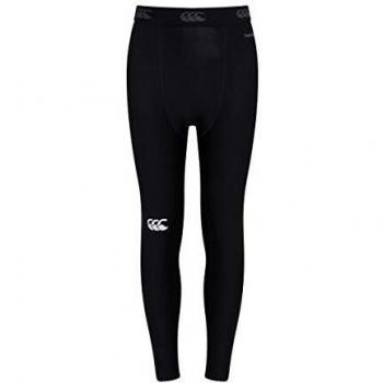Canterbury Thermoreg Base Layer Medias, Bambini e Ragazzi, Negro, LB