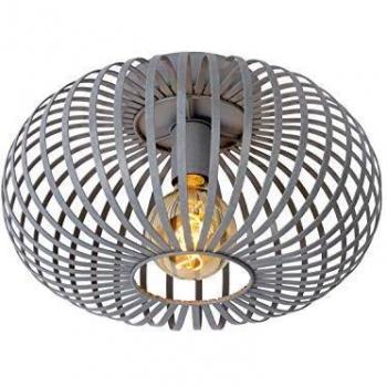 Plafón Jaula Manuela - Ø 40 cm - 1xE27 - Gris