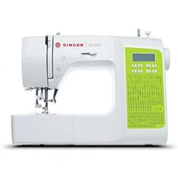 Máquina de Coser Automática Singer SC220 Verde - 200 Puntos