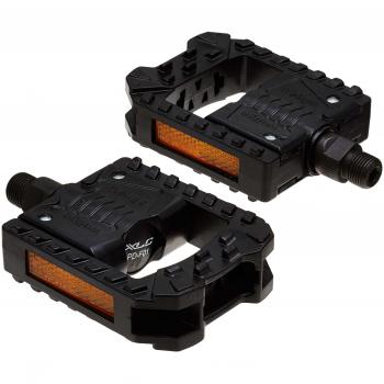 XLC pedal plegable PD-F01 pl‡stico, negro, reflector