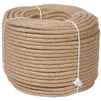 Cuerda de cáñamo cableada 6 mm, 200 m