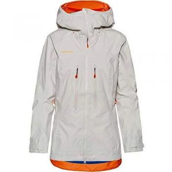 Mammut Eiger Extreme Nordwand Advanced HS - Chaqueta Impermeable con Capucha para Mujer, Color Blanco Brillante, tamaño Small