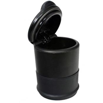 Zehui - Cenicero portátil para coche con apagado automático de cigarrillos, color negro