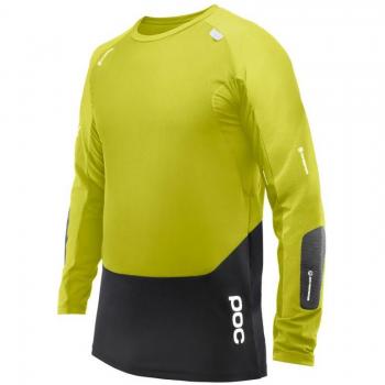 POC Resistance Pro DH Camiseta Ciclismo, Hombre, Amarillo