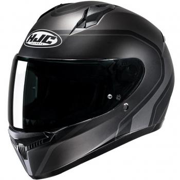 Casco Integral HJC C10 Elie Policarbonato Ventilado Ligero - Homologación ECE 22.06 - Negro Gris (2XS)