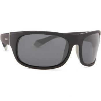 Polaroid Wrap Men's Black Grey Polarized Sunglasses - One Size