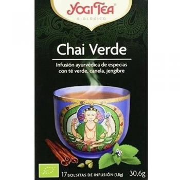 Yogi Tea Infusión de Hierbas Chai Verde - 17 bolsitas