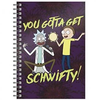 Libreta Espiral Schwifty Rick y Morty