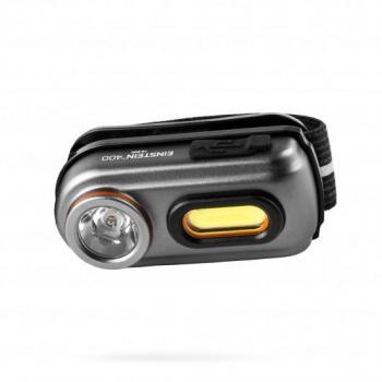 Nebo Einstein 400 Linterna Frontal Recargable 400 Lumens IPX4 13x11x7cm Exterior e Interior