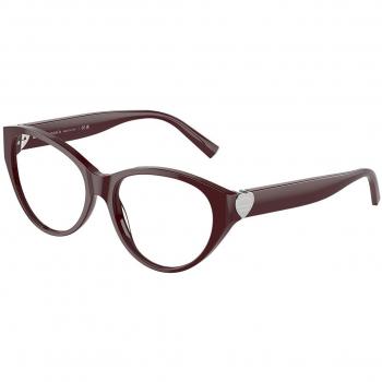 Tiffany & Co. TF2244 8389 Women’s Eyeglasses Burgundy Size 53 (Frame Only) - Blue Light Block Available