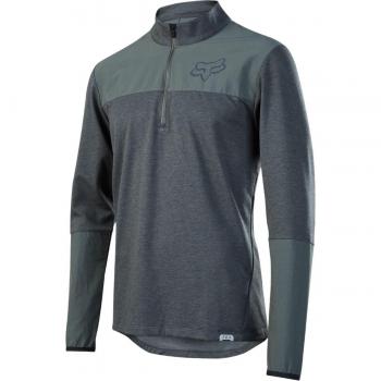Fox Jersey manga larga Indicator térmica, Dark Green, Tamaño XL