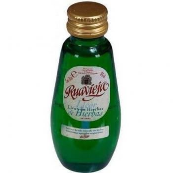 Botellita Licor de Hierbas Ruavieja