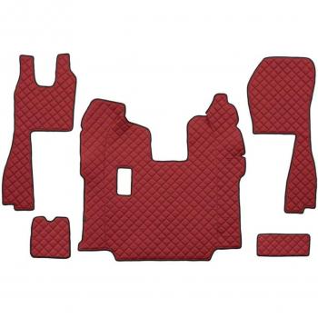 Alfombra moldeada F-CORE FL05 RED - Alfombrillas de alta calidad, diseño moderno, material antideslizante, fácil de limpiar, resistente al desgaste, ideal para interiores y exteriores