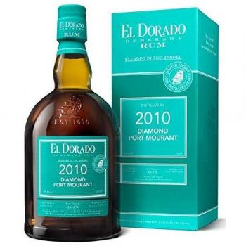 Ron El Dorado 2010 Diamond Port Mourant con Vaso de Regalo 70cl
