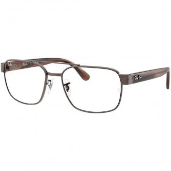 Ray-Ban RX3751V 3182 Men's Eyeglasses Brown Size 58 (Frame Only) - Blue Light Block Available