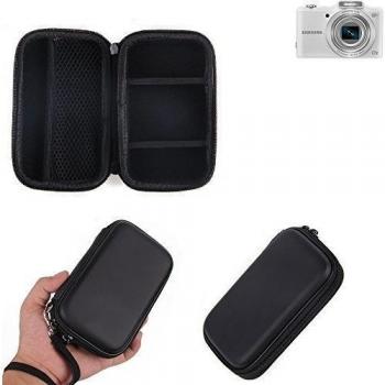 Caso duro, estuche para cámara compacta Samsung WB50F, bolsa / funda rígida con espacio para jaulas de memoria, batería de repuesto, cargador de jaula, etc. | prueba del choque - K-S-Trade