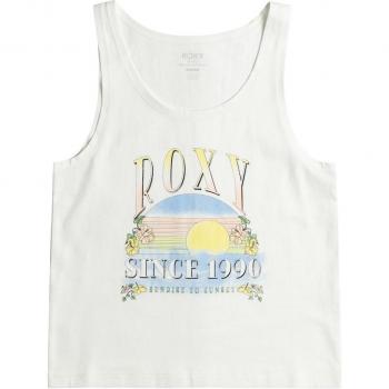 Camiseta Roxy Dance Like ROXY Funk para niñas, tirantes, colores blanco, azul y amarillo, talla 16