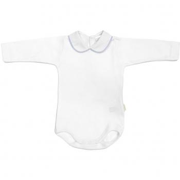 Body Con Cuello Manga Larga Interlock Talla 12 0703 Croquet Celeste