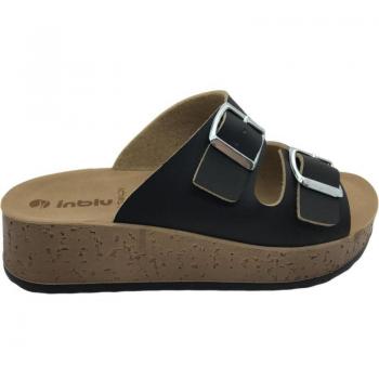 Sandalia Mujer Inblu PK000040 Black - Sandalias de mujer, color negro, modelo PK000040, marca Inblu
