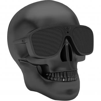 Jarre Technologies Aero Skull XS - Altavoz portátil Bluetooth, color negro mate