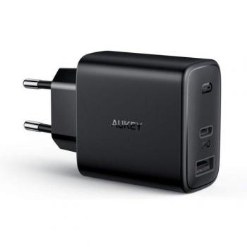 Cargador de Pared Aukey Swift Mix PD de Doble Puerto 30W