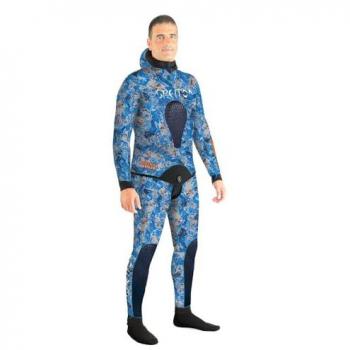 Traje Húmedo de Pesca Submarina Spetton Ocean 1.5 Mm Camuflaje Azul Adulto Unisex