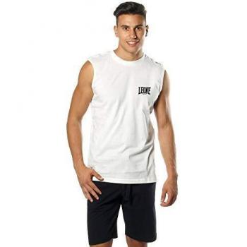 Leone 1947 Leone - Camiseta sin Mangas de Hombre Apparel - White