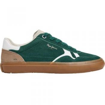 Zapatillas Pepe Jeans Travis Free Ivy Verde Hombre, modelo PMS31058, bajas, talla 41