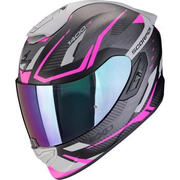 Casco Integral Scorpion EXO-1400 EVO II AIR Accord Negro Mate-Rosa