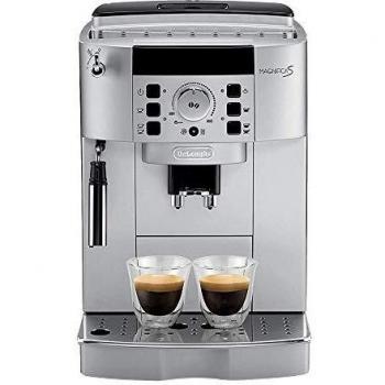 De'longhi Magnifica S Ecam 22.110.SB - Cafetera superautomática, 15 bares de presión, 13 programas ajustables, limpieza automática, sistema cappuccino, color plata