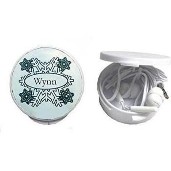 Auriculares in-ear en una caja personalizada con Wynn