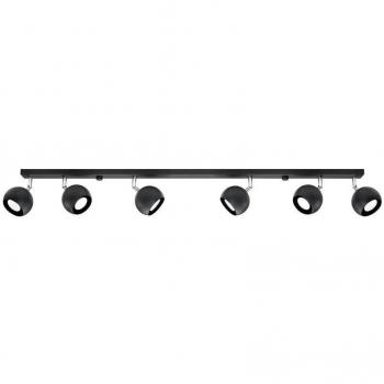 Aplique de Techo OCULARE 6 Luces GU10 Negro