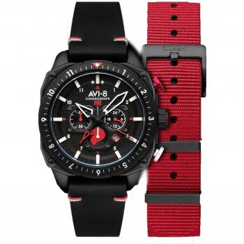 AVI-8 Hawker Hunter Atlas Limited Edition Black Quartz Chronograph Men's Watch