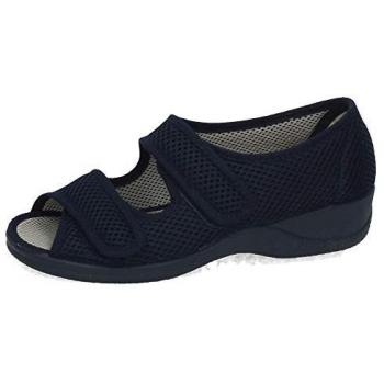 Zapatillas Anchas Ortopédicas para Señora Doctor Cutillas Color Marino 35