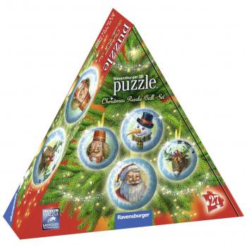 Set de Puzzle-Bola Navideño 3D Ravensburger - 27 Piezas